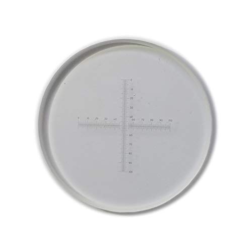 Micrómetro ocular de 0 01 mm 0 1 XY coordenadas