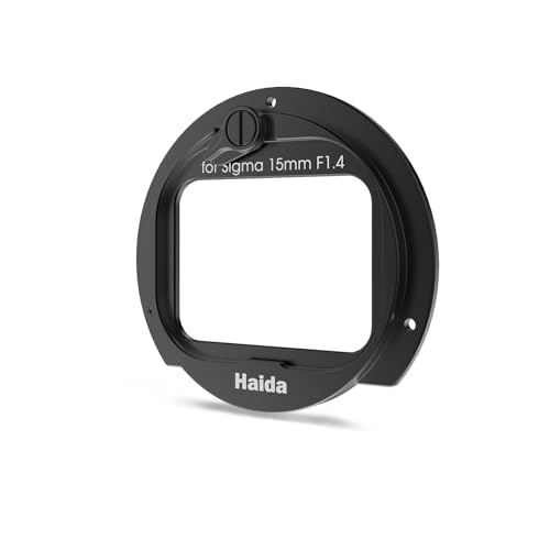 Anillo adaptador Haida para lente Sigma 15 mm f/1.4 DG DN Diagonal FISHEYE | Art, para filtro trasero Leica L miniatura 1