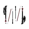 Ultralight Carbon Fiber Trekking Poles – 198g Adjustable Folding Hiking Poles for Backpacking (110–130cm), Thru-Hiking, Trail Running – Strider Z Compact Collapsible Hiking Pole | 0.4 Lbs Adjustable Folding Hiking Poles (43–51 Ines), Compact Collapsible Pole for Backpacking, Thru-Hiking & Trail Running