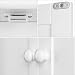 Homfa Armario de Pared Armario para Cocina Baño con 2 Puertas 5...