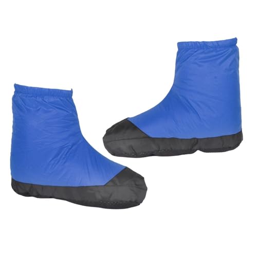 Duck Down Booties for Winter Camping and Cycling Insulated Slippers Waterproof Windproof 20D 400T Nylon with Storage Bag4