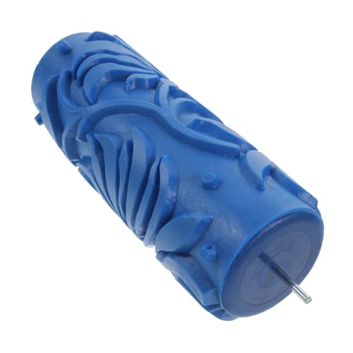 NUOBESTY Rodillo De Pintura Texturizado Para Arte Mural 5 Pulgadas, Goma Resistente Al Desgaste, Rodillo Estampado Para Paredes y Puertas, Uso Diy Decoración, Reutilizable Para Bricolaje