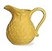 Boston International Honeycomb Ceramic Pitcher, Honey