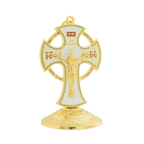 RZRHMUHN Cruz católica, cruz católica em pé, crucifixo realista, presente religioso, decoração de me