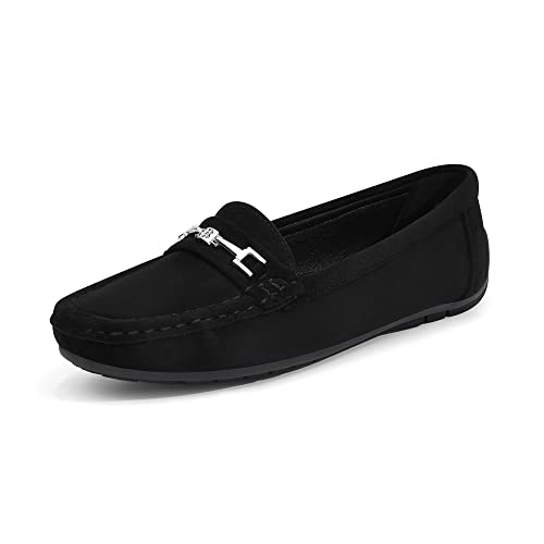 DREAM PAIRS Loafers for Women Ladies Moccasins Slip-on Comfy Walking School Shoes Flats Nurse Driving Shoes