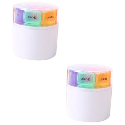 Boîtes de voyage Healeved portables pour pilules et vitamines de vacances