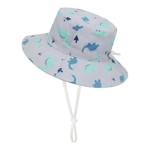 Image of Durio UPF 50+ Baby Sun Hat Summer Sun Protection Wide Brim Soft Lining Beach Essential for Boys and Girls Toddler Bucket Hat