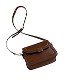 [Amulet] シンプルフラップショルダーバッグ レディース 鞄 斜めがけ 韓国ファッション 10代 20代 30代 オフィスカジュアル ミニバッグ 大人 プレゼント 小さめ かばんvl-6284-br-f