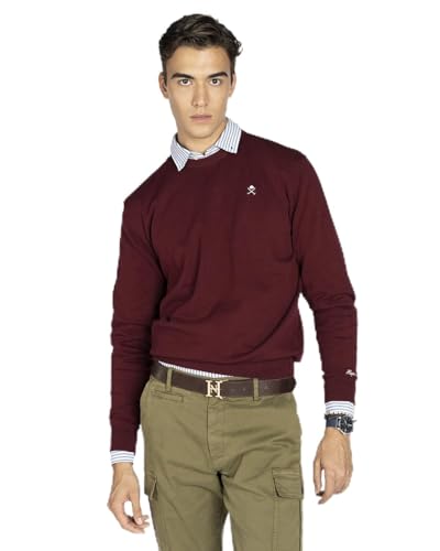 HARPER & NEYER Jersey Icon Colours R de Hombre en Color Burdeos (FR/ES, Letras, L, Regular, Regular, Bordeaux)
