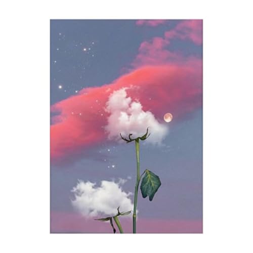 Broderie diamant kit complet fleur de nuage, le cadeau créatif idéal - 2