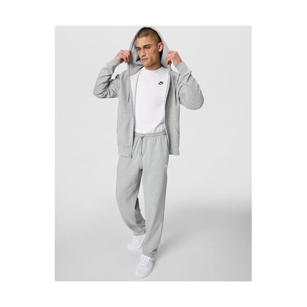 Nike Men's Club Open Hem Brushed Fleece Pants - Image 5