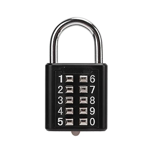 Cadeado para ambientes externos, à prova de furto, liga de zinco antifurto, cadeado de segurança de