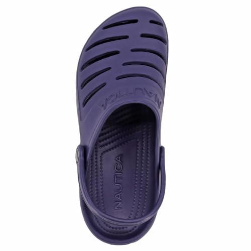 Image of Nautica Men's Clogs - Athletic Sports Sandal - Slip-On with Adjustable Back Strap - (Water Shoes /Fuzzy Slippers) River Edge