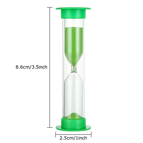 36 Pcs Sand Timer for Kids Set, Plastic Hourglass Sandglass Sand Clock Timers Set 30s / 1min / 2mins / 3mins / 5mins / 10mins for Classroom, Kitchen, Games, Office, Home - Thumbnail 2