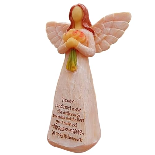Retirement Keepsake for Woman, Colorful Tabletop Ornaments, 14cm Retirement Party Decorations, Decorative Table Collectibles for Home, Studio
