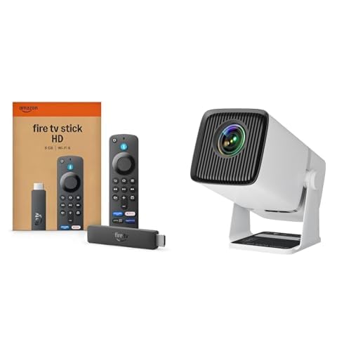 Amazon Fire TV Stick HD (newest model) and WZATCO Yuva Go Plus 1080P Native Projector-image-14