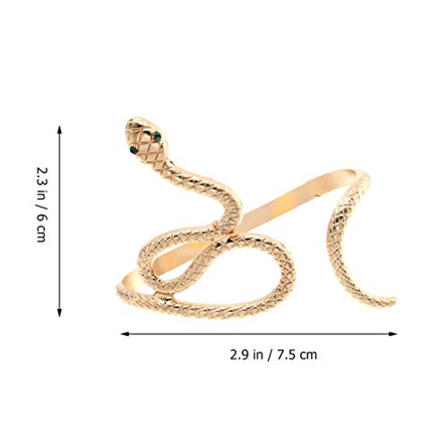 KESYOO 2 Pcs Pulseira de Cobra Pulseira Criativa Forma de Cobra Do Vintage BraÃ§o Manguito Halloween