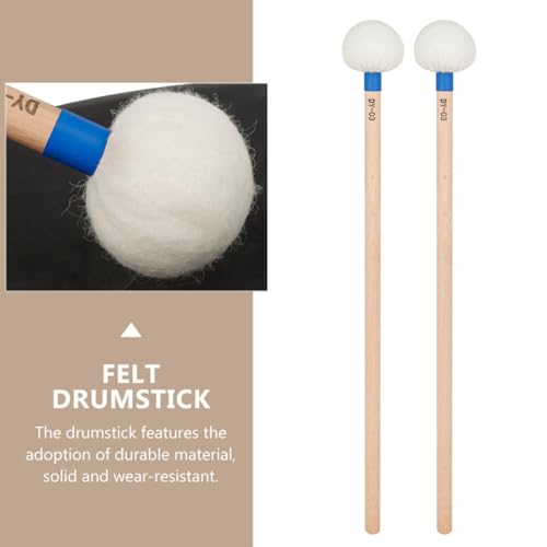 Baguettes caisse claire manche bois tête feutre BESTYASH durable - 7
