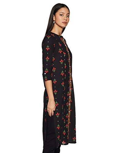 Image of Amazon Brand - Tavasya Women's Cotton Solid Regular Kurti