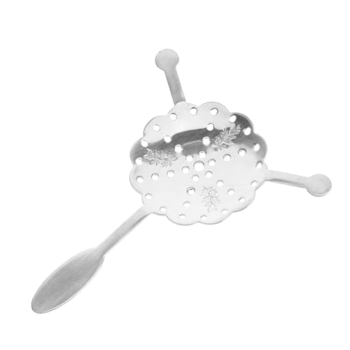 COSMEVIVI Cucchiaio Per Assenzio in Acciaio Inossidabile Cucchiaio Per Zucchero Gocciolatore Cavo Accessorio Per Bar Finitura A Specchio