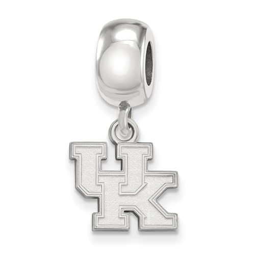 LogoArt Logo Art Sterling Silver Kentucky Wildcats XS Dangle Bead Charm