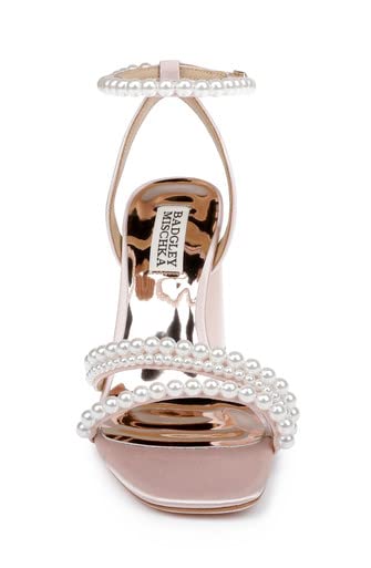 Image of Badgley Mischka Women's Feisty Pearl Block Heel