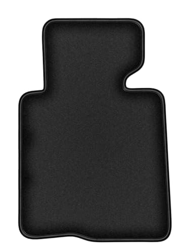 Tapis conducteur BMW 3 E46 Cabriolet 2000-2007 en moquette polyamide noire