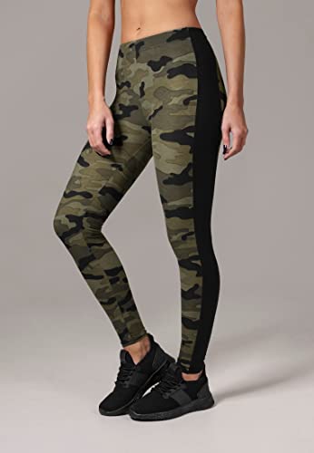 Urban Classics Ladies Camo Stripe Leggings, Donna