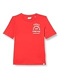 Manga corta Scotch & Soda Relaxed-Fit Artwork T-Shirt Camiseta, Hollywood Red 4604, 6 años para Niñas