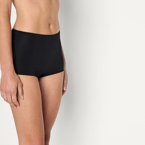 Amazon Essentials Women's Microfiber High Waisted Boyshort, Pack of 62