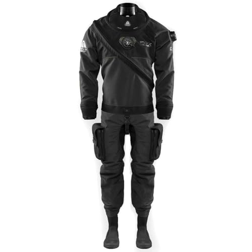 Waterproof Mens D7X Nylotech Drysuit, Large
