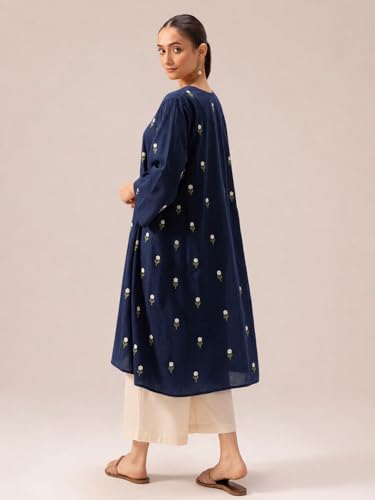 Image of ANNI DESIGNER Viscose Blend Kurta for Women | Kurti Set Woman | Kurta with Palazzo | A Line Printed Co Ord Outfit | Cord Ethnic Suit | Indian Office Party Traditional Clothing Fashion Premium Look