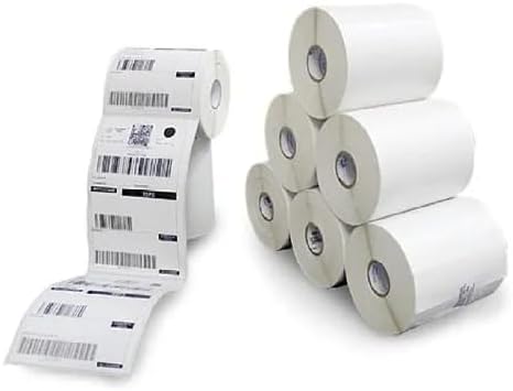 200 Round Corner Perforated Shipping Labels | 2 Per Sheet, 7" X 4.5" Size | ProLine Brand