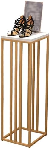 Metal Display Pedestal Stand - Stylish Showcase for Retail, Clothing Stores & Dressing Rooms, Modern Design for Elevated Product Presentation, Versatile Display Solution