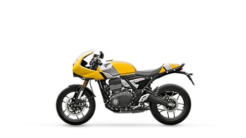 Image of TRIUMPH Thruxton 400 Motorcycle /Bike Metallic Racing Yellow Booking for Ex-Showroom Price
