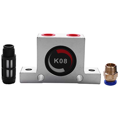 Haudang 1/4 Pneumatic Turbine Vibrators Silent Golden Industrial Vibrator For Hopper Industrial Pneumatic Vibrator Oscillator Ball Type K-8 - Thumbnail 5