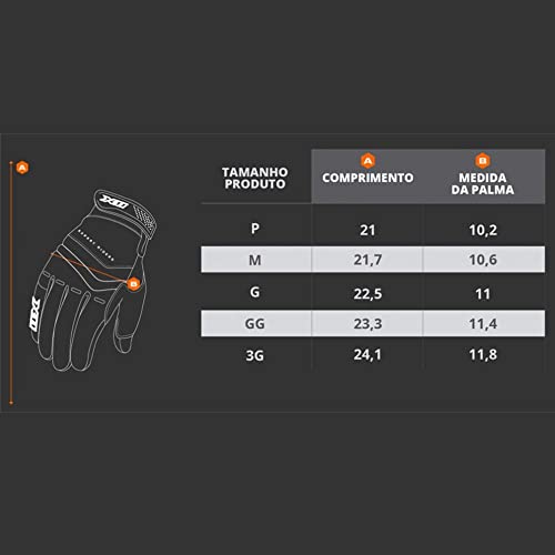 Luva Nitro Win com Touch nos Indicadores - X11