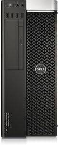 Front view of Dell Precision 5810 showing ports
