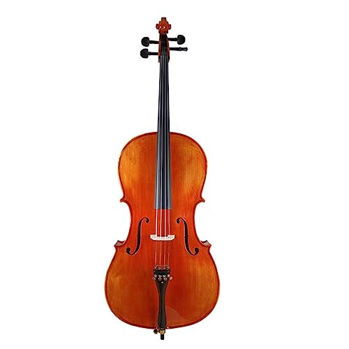 HDYNUZ Professional Cello Spruce Maple Solid Wood Handmade Cello Student Beginner Professional Concert Full Size Cello Kit (Size : 1/8)