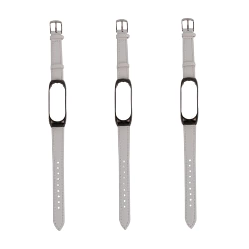 Bracelet de veau pour band ergonomique avec détails blancs montre