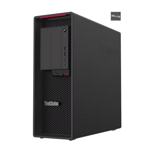 Lenovo ThinkStation P620 AMD Ryzen Threadripper Pro 5945WX 64 Go DDR4-SDRAM 1 to SSD Windows 11 Pro Tower Station de Travail Noir