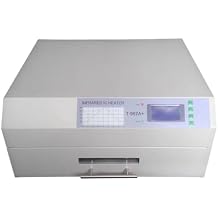 Reflow Oven T962/T962A/T962C/T962A+ Infrared Heater Soldering Machine, PCB Board SMD SMT BGA Rework Station Tool with Hot Air Circulation Reflow Oven,T-962A+-110V