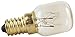 CTKcom 15W E14 Base 4173175 Oven Light Bulbs(6 Pack)- Microwave Light Bulbs 120V Heat Resistant Bulbs 300'C,Warm White Incandescent Light Bulb 360° Beam Angle,110-130V,6 Pcs