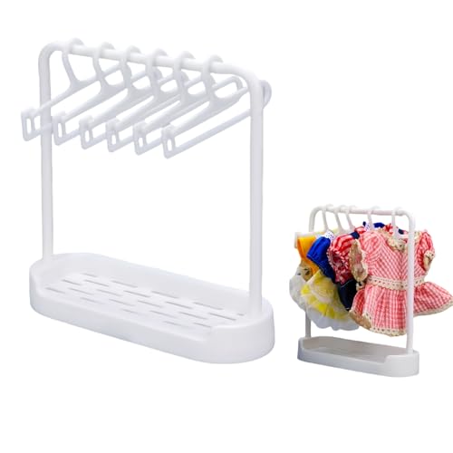 Placard pour vêtement de poupée avec mini dressing et cintre de rangement
