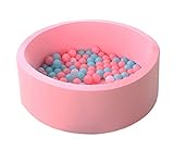 LANGXUN Marca Pink Pit Ball Kiddie Pools, Kids Ball Pit Playpen for Baby Kids Children, Ball Pits Accessories, for Baby or Toddler Ball Pit, Kiddie Pool, Indoor Playpen