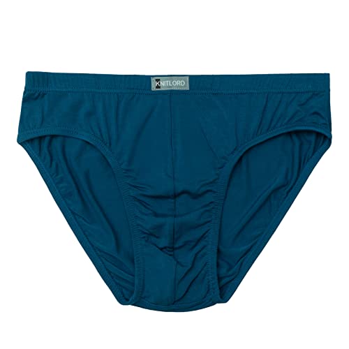 KNITLORD Men's Underwear Briefs Made of Bamboo Breathable Soft Men's Briefs Colourful Pack of 3 or 4