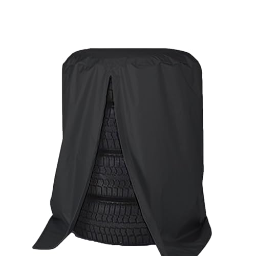 Funda protectora para 4 neumáticos, cubierta de neumáticos estacional, 73110 cm, bolsa de almacenamiento, diseño de cremallera, resistente al agua y a la suciedad