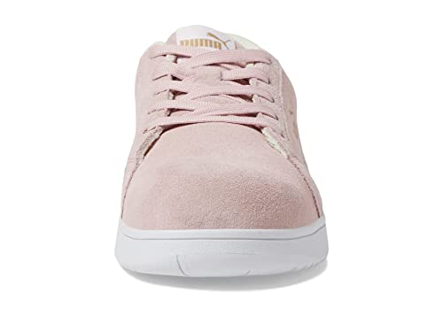 Image of Puma Safety Iconic Suede Women's Fiberglass Toe El Industrial Shoe, Pink Eh, 7.5