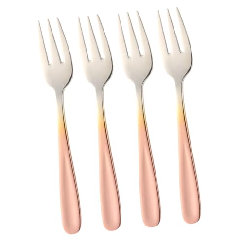 Cabilock Pcs Stainless Steel Dessert Forks for Fruit Salad Cake Multipurpose Forks for Home Party Restaurant