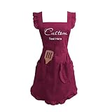 [Servicio de calidad] Si tiene alguna pregunta sobre este delantal unisex, no dude en contactarnos por correo electrónico y haremos todo lo posible para resolver el problema por usted.